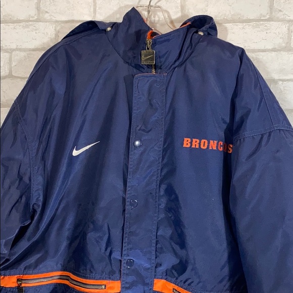 Nike NFL pro line vtg Broncos jacket size Large - Picture 2 of 16